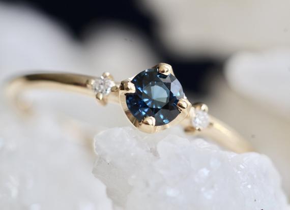 blue stone diamond jewellery